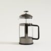 Cafetera con embolo columnas negro brillante 1000ml
