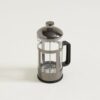 Cafetera con embolo columnas negro brillante 1000ml - Imagen 2